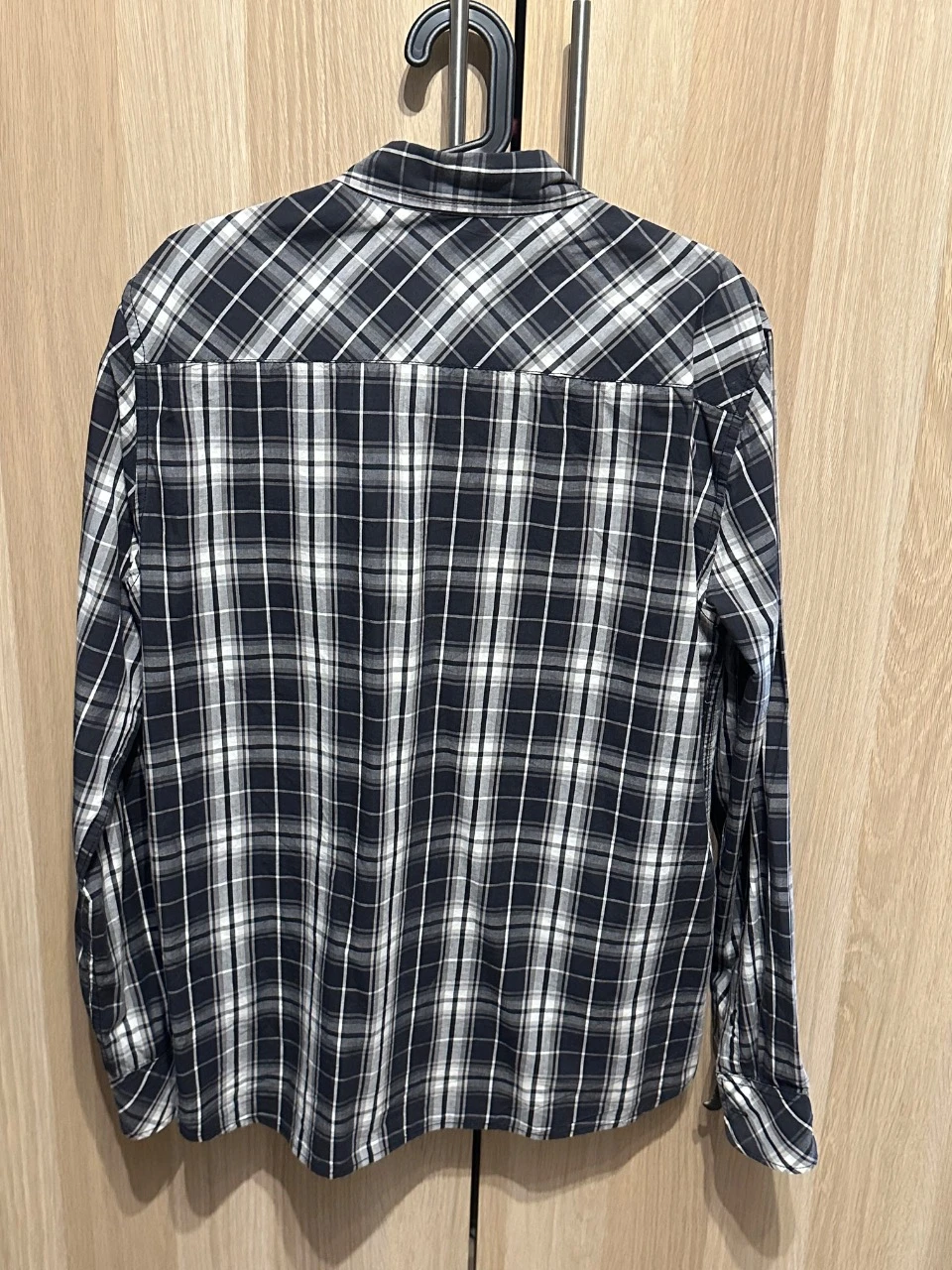 Mustang True Denim Slim Fit L geruit zwart/grijs overhemd – photo 2